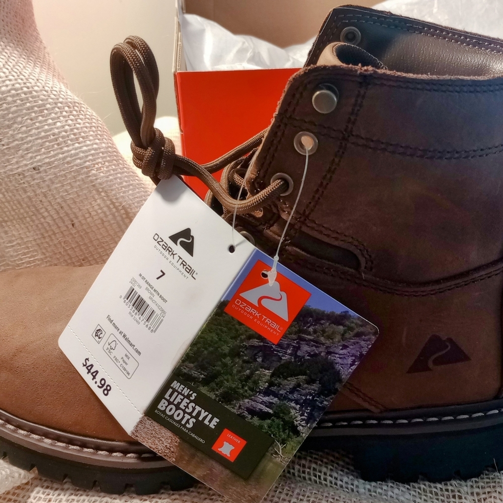 Ozark Trail Mens Range Mountain/Hiking Boots